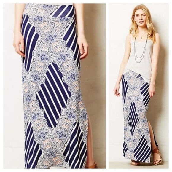Anthropologie “Maeve” Printed Maxi Skirt - Picture 1 of 6